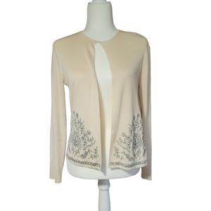 Ann Taylor embroidered cardigan